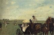 Edgar Degas At the Races in the Countryside Sweden oil painting artist